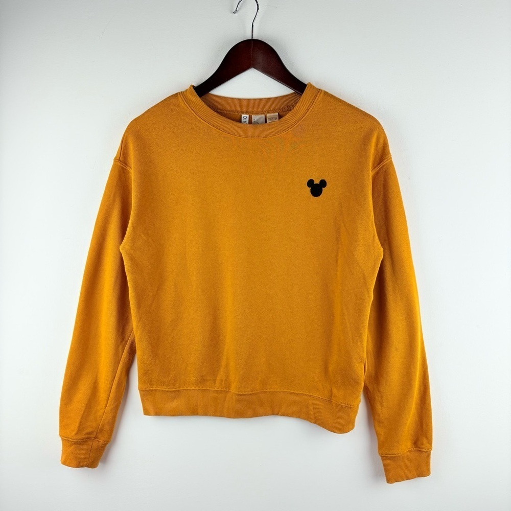 Divided By H&M Disney Crewneck Pullover Embroidered Mickey Mouse Sweater Small